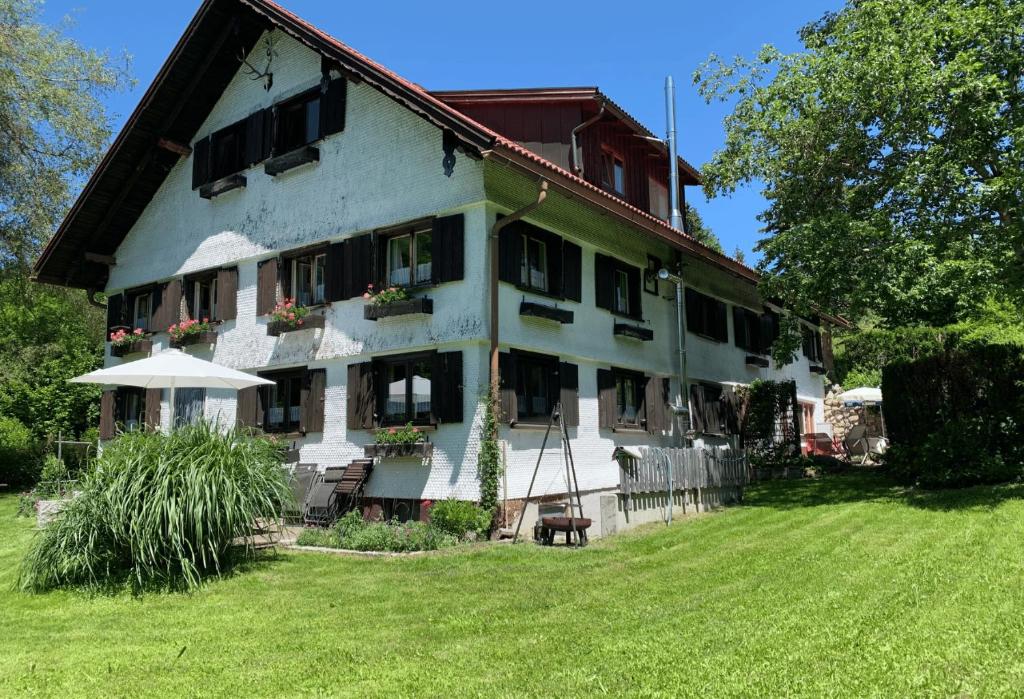 Zahrada ubytování Angelas Ferienwohnungen Oberstaufen