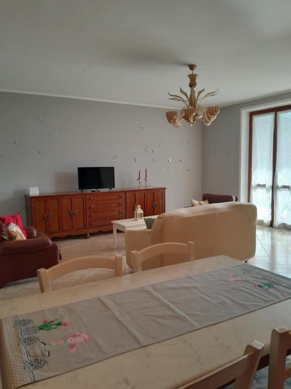 TV a/nebo společenská místnost v ubytování Casa Simonetta