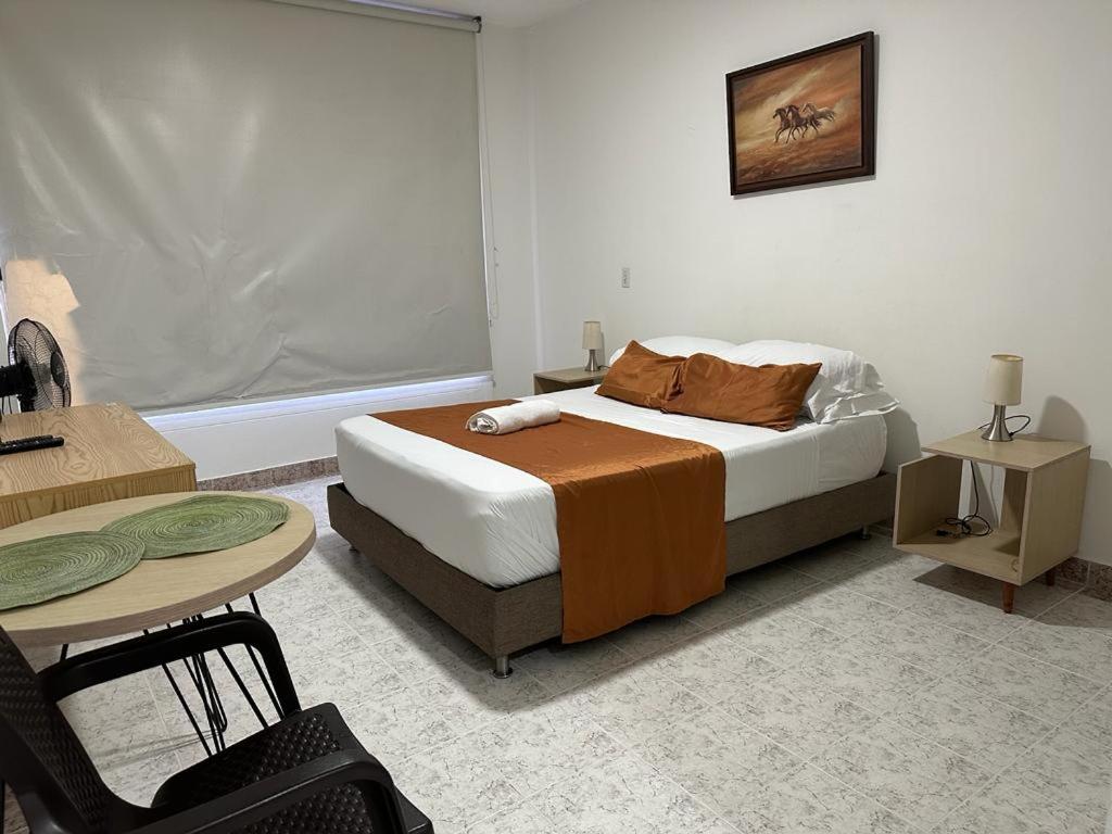 Letto o letti in una camera di Caliview Apartahotel Andalaya