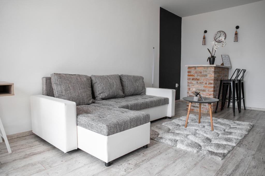 Posezení v ubytování Városi Apartman