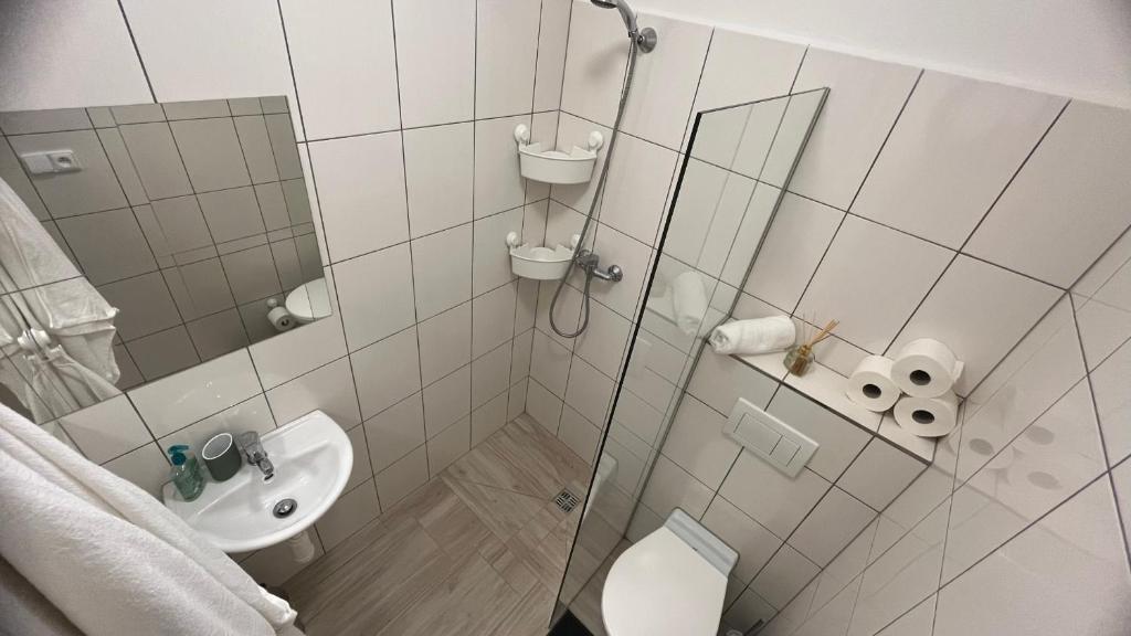 Koupelna v ubytování Fara N°71 APART 1