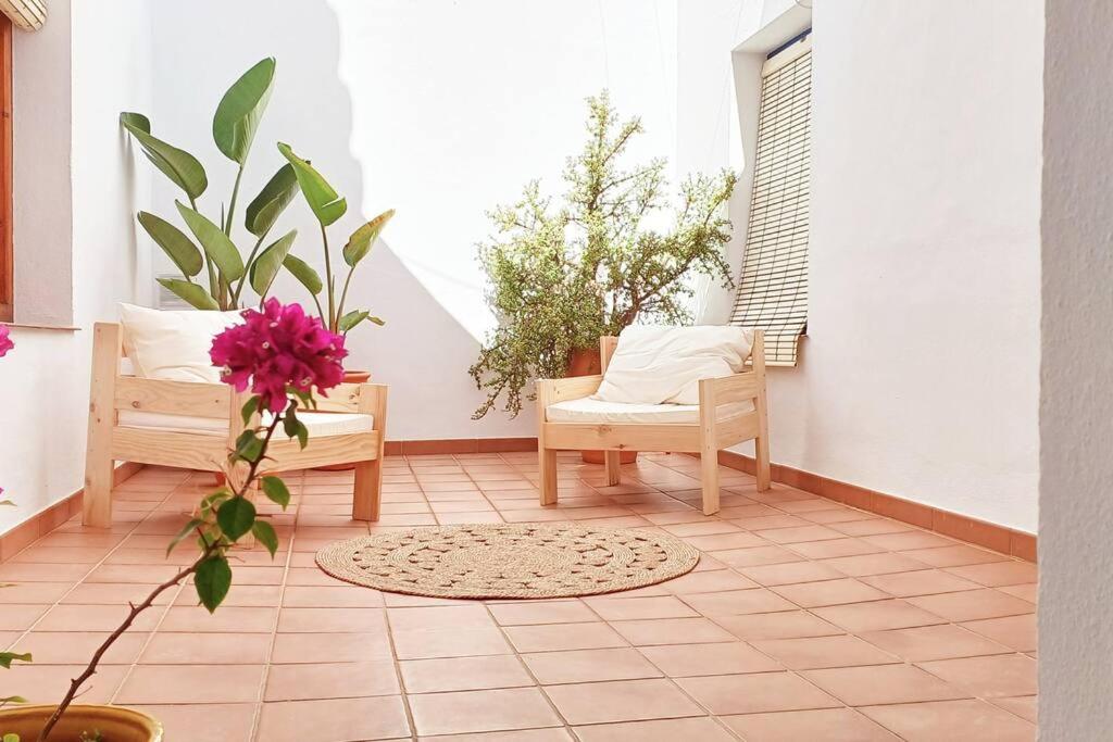 Posedenie v ubytovaní Serendipia: tu hogar en este blanco pueblo