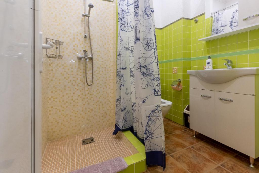 Koupelna v ubytování DreamSea Apartment