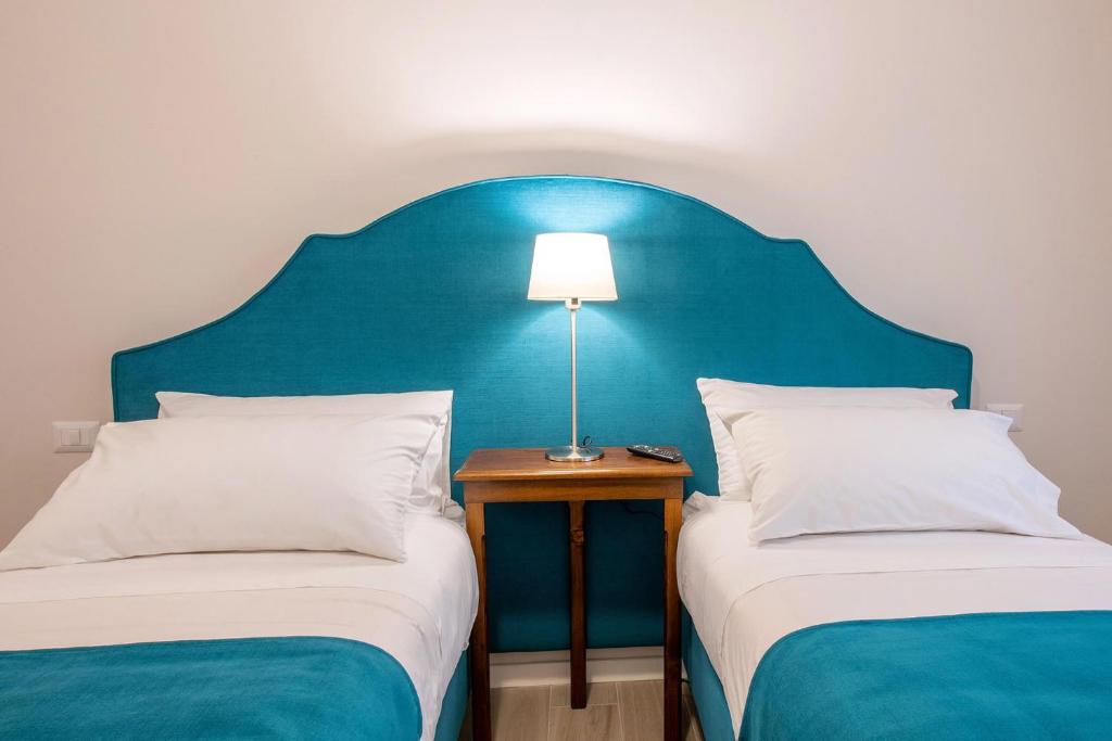 A bed or beds in a room at Apartment Bud