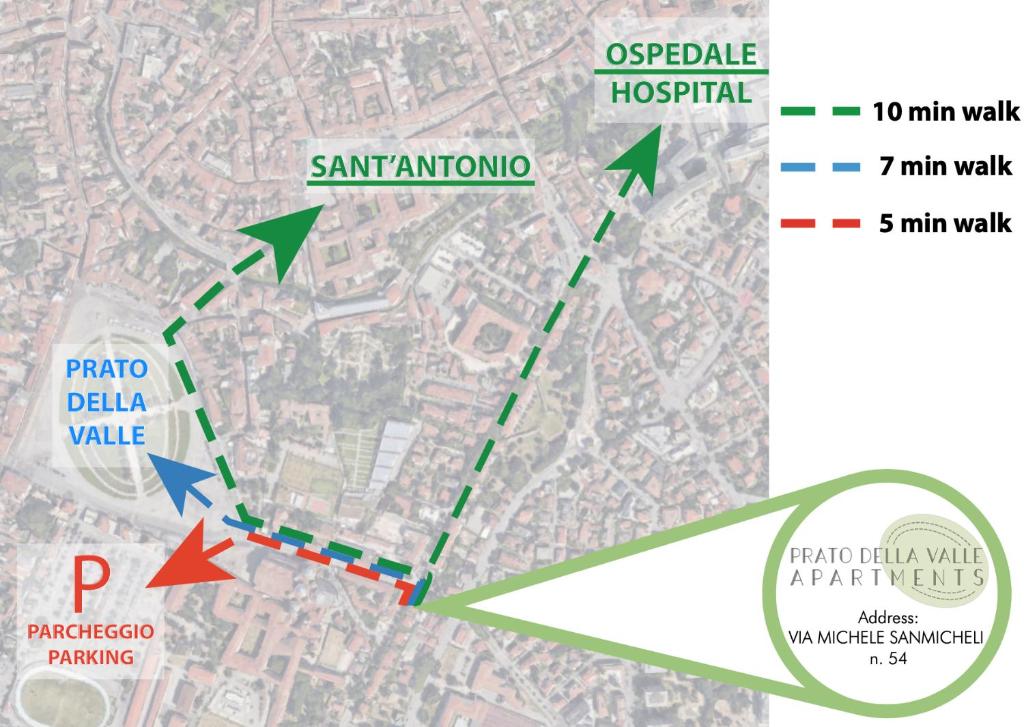 Fotografie z fotogalerie ubytování Prato della Valle Apartments v destinaci Padova