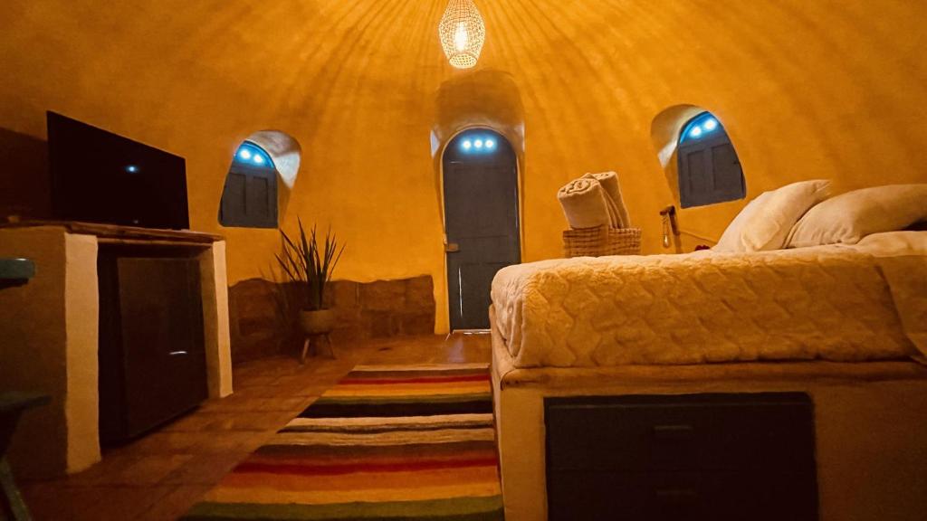 Posezení v ubytování Hermoso Glamping Creta