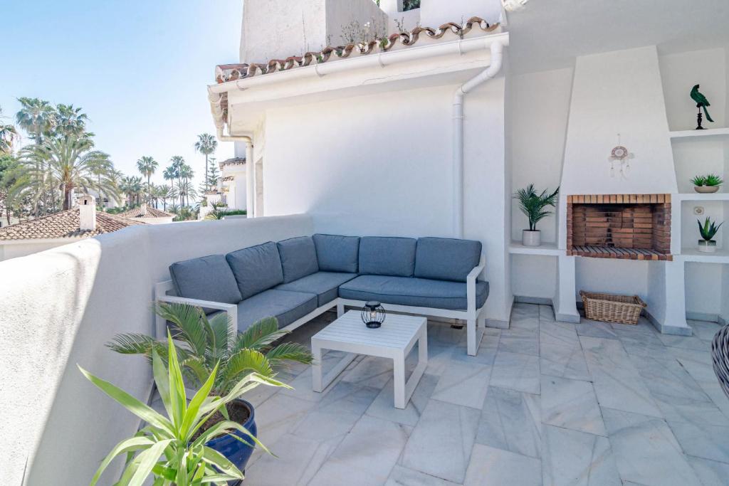Posezení v ubytování GBH - Casa Golden beach by Roomservices