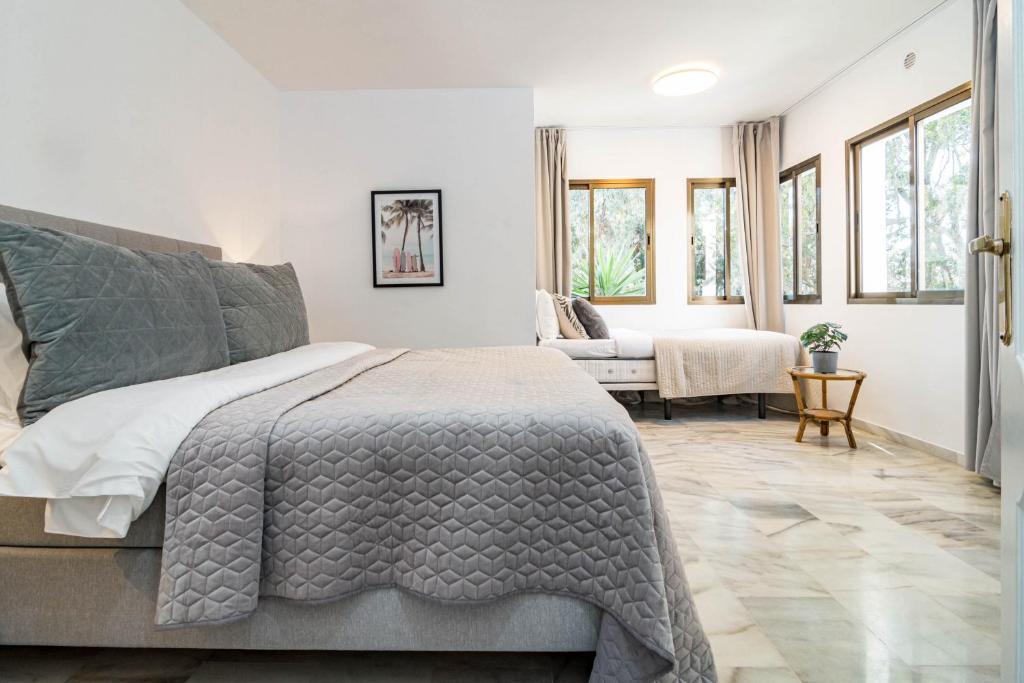 Postel nebo postele na pokoji v ubytování GBH - Casa Golden beach by Roomservices
