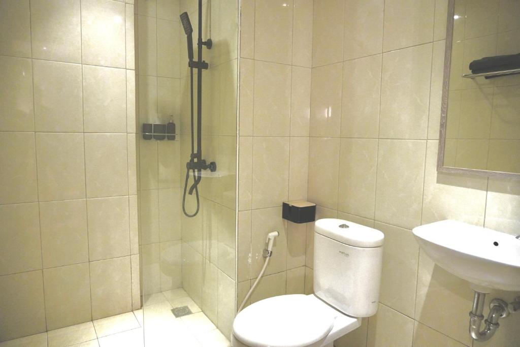 Koupelna v ubytování Series Hotel Sudirman