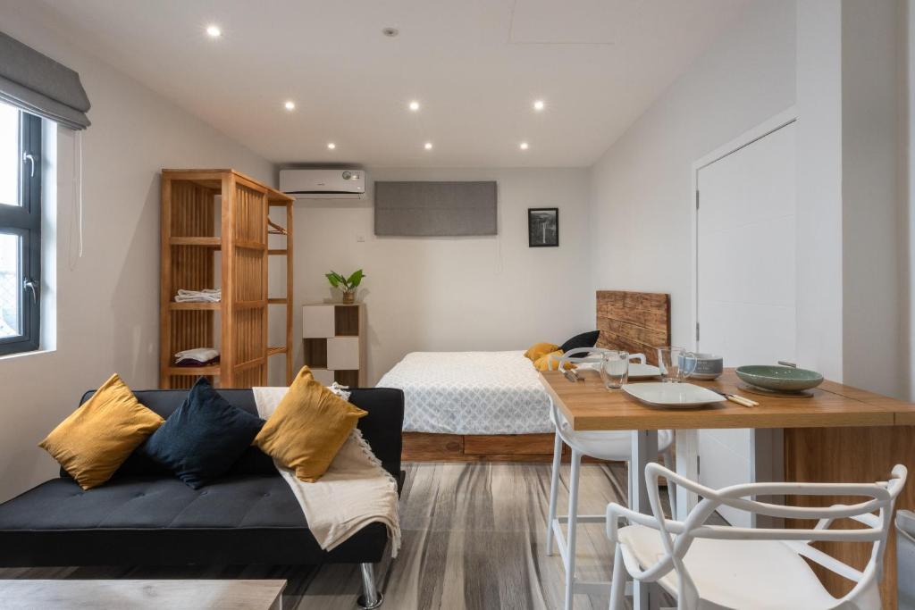 Χώρος καθιστικού στο LeCosyCanonniersStudio2