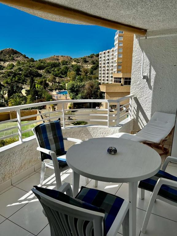 Balkón nebo terasa v ubytování Apartamento Caleta Playa