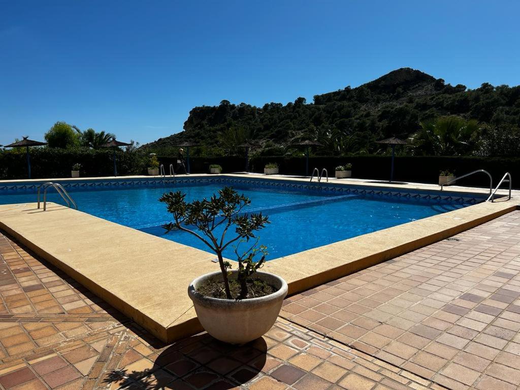 Bazén v ubytování Apartamento Caleta Playa nebo v jeho okolí
