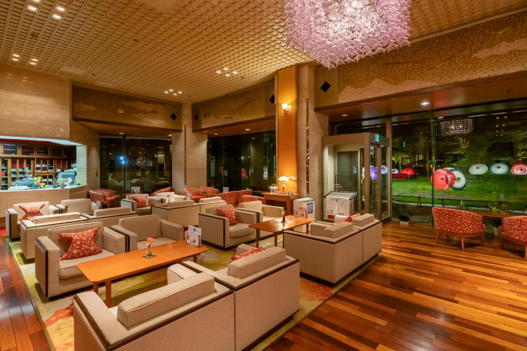 Posezení v ubytování Kinugawa Grand Hotel Yumenotoki