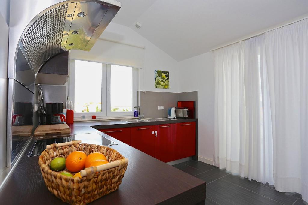 Küche/Küchenzeile in der Unterkunft Villa Belvedere apartment 4