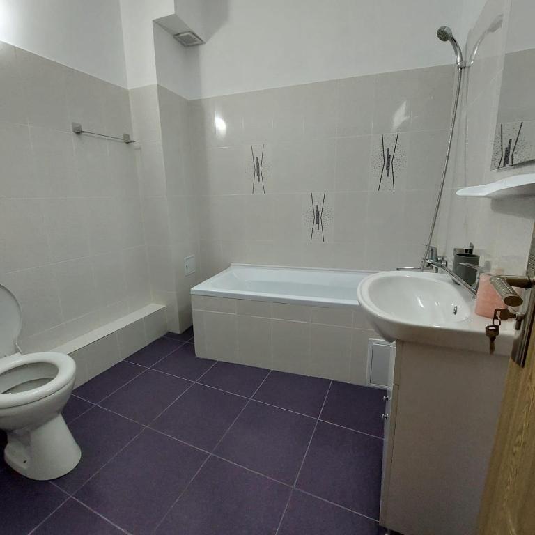 Koupelna v ubytování Rio Apartament