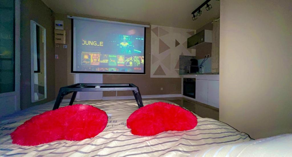 Ένα ή περισσότερα κρεβάτια σε δωμάτιο στο Love room #BBSH