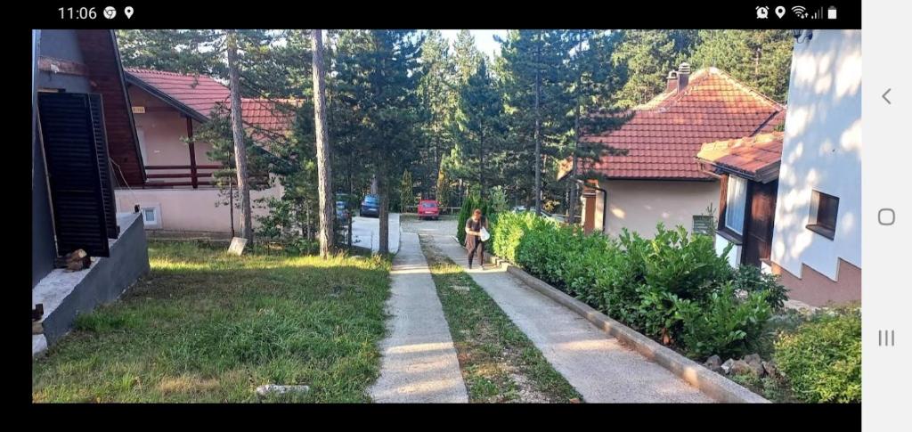 Zahrada ubytování Apartmani Jela Tara