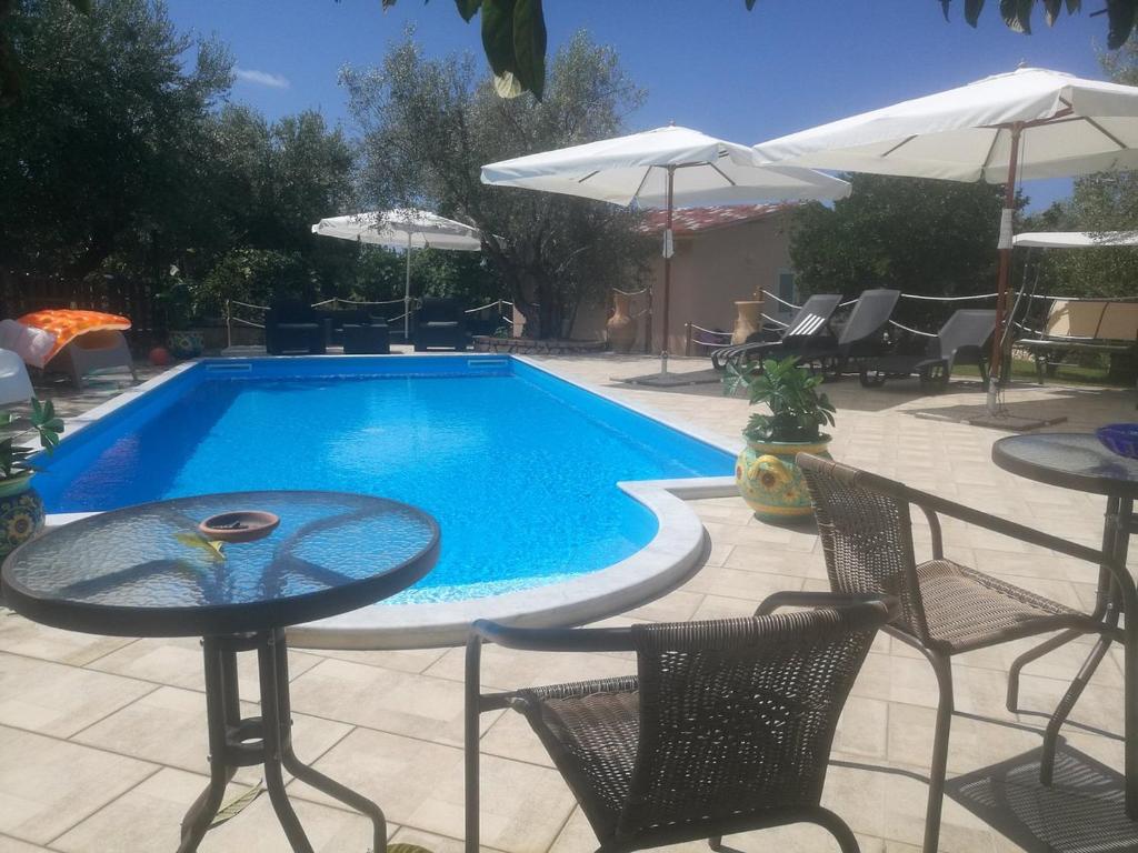 Bazén v ubytování B&B Marino nebo v jeho okolí