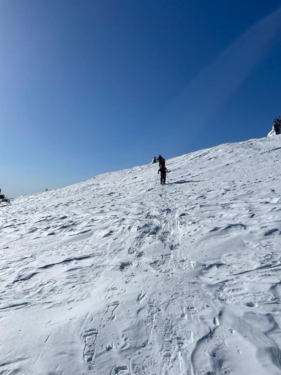 Ski-in-out FreeRider v zimě