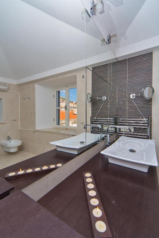 Koupelna v ubytování Dubravka Apartment