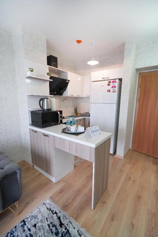 Kuchyň nebo kuchyňský kout v ubytování Classic Suite BH13