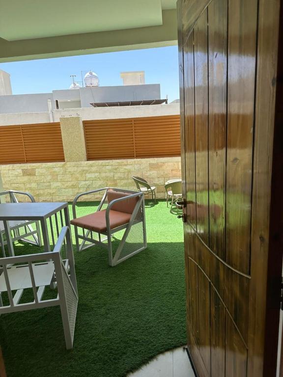 Balkón nebo terasa v ubytování Leen Serviced Apartments-لين للشقق المخدومه