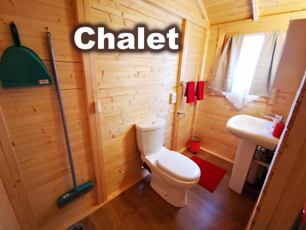 Koupelna v ubytování Camping Melezza