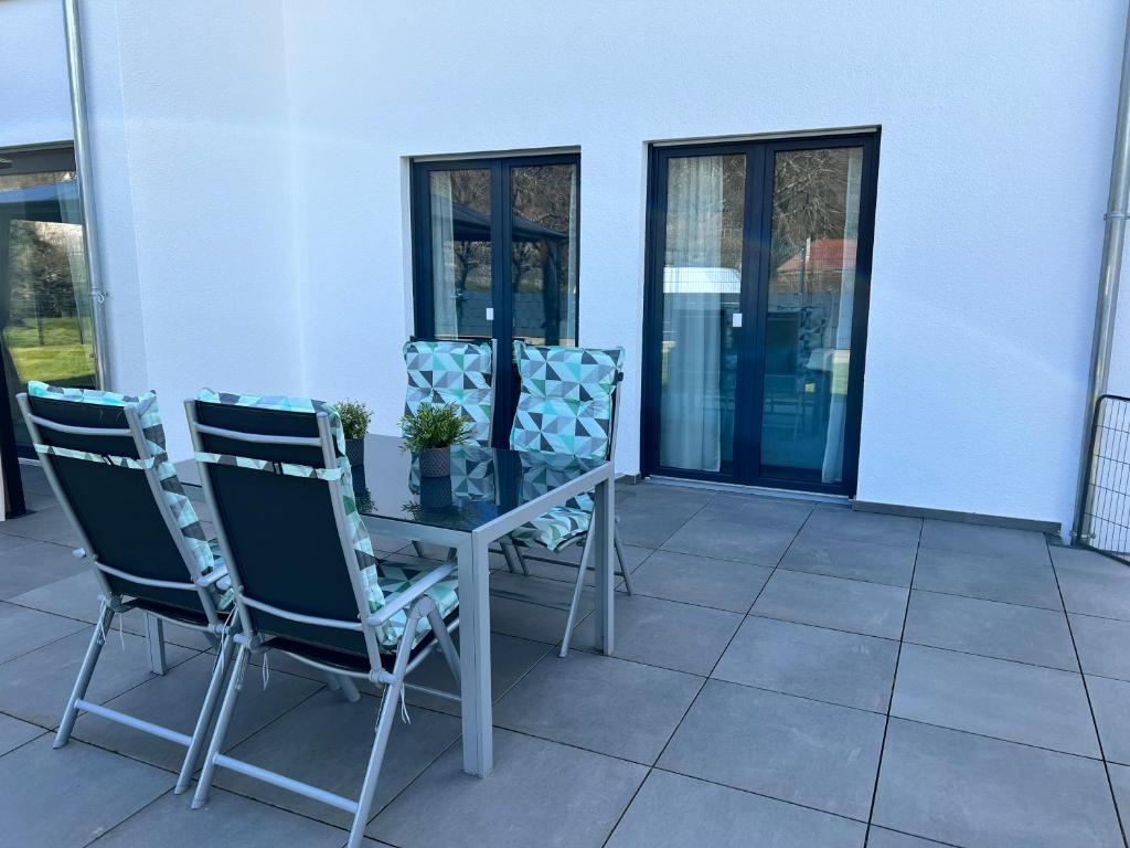 Balkón nebo terasa v ubytování Ferienwohnung Franzi