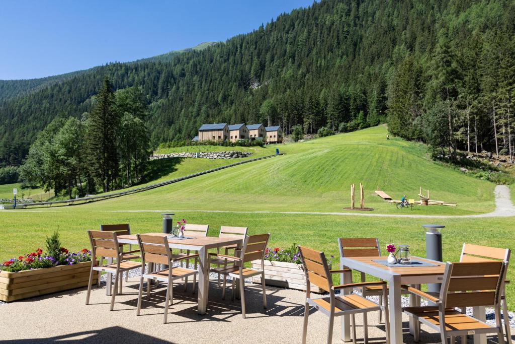 Paesaggio naturale nelle vicinanze del campeggio