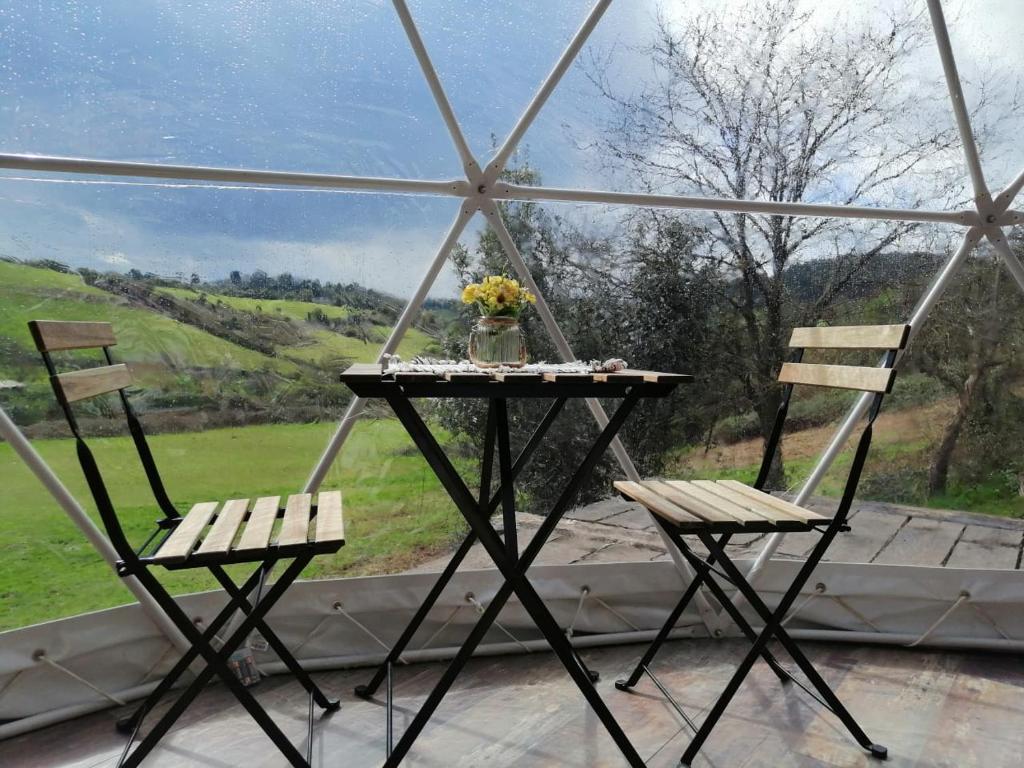 Příroda nedaleko luxury tent