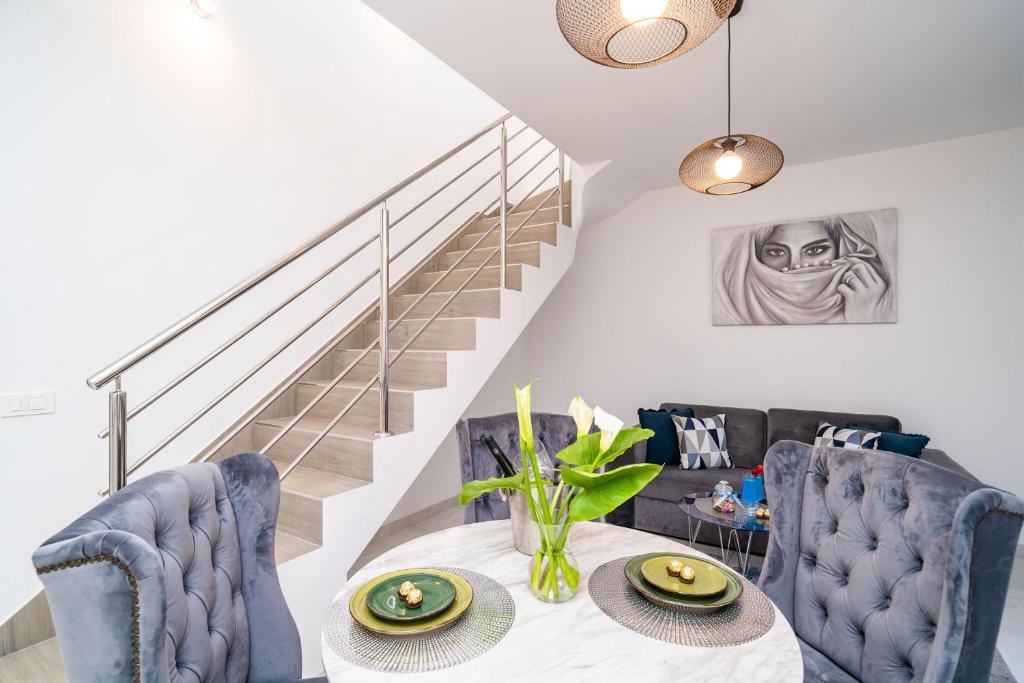 Posezení v ubytování Apartment Olive 2