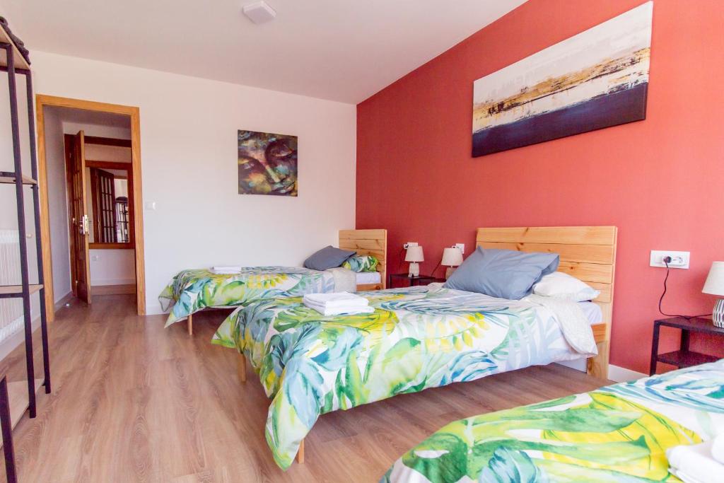 Postel nebo postele na pokoji v ubytování MyWay Albergue de Peregrinos