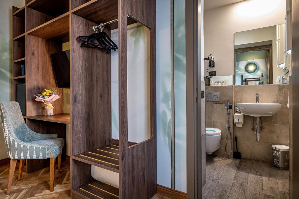 Koupelna v ubytování Hotel Duomo Firenze