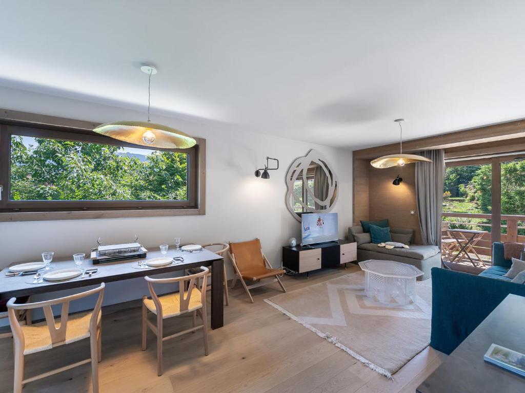 Fotografia z galérie ubytovania Appartement cosy à Megève avec piscine, sauna et accès facile au centre ville - FR-1-569-53 v destinácii Megève