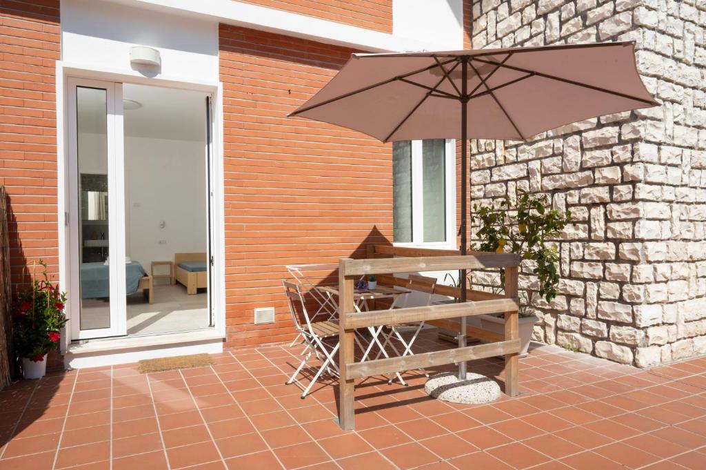 Patio nebo venkovní prostory v ubytování Onda del Conero