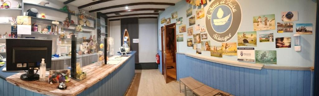 Lounge nebo bar v ubytování A Barca de Pedra