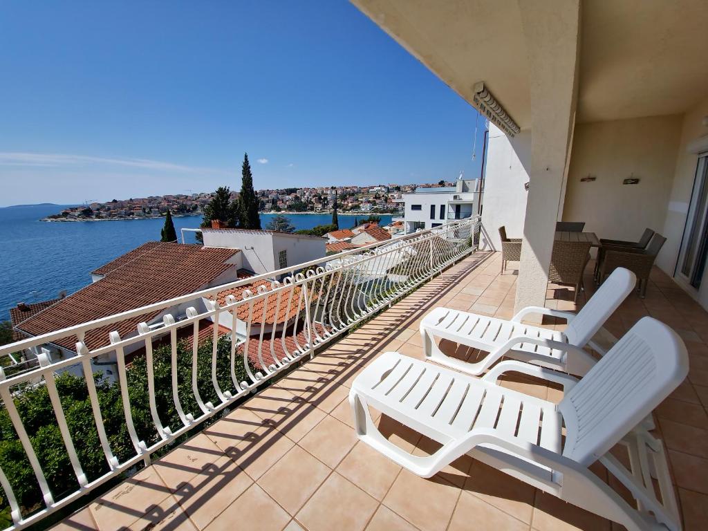 Balkón alebo terasa v ubytovaní Apartments Cacija