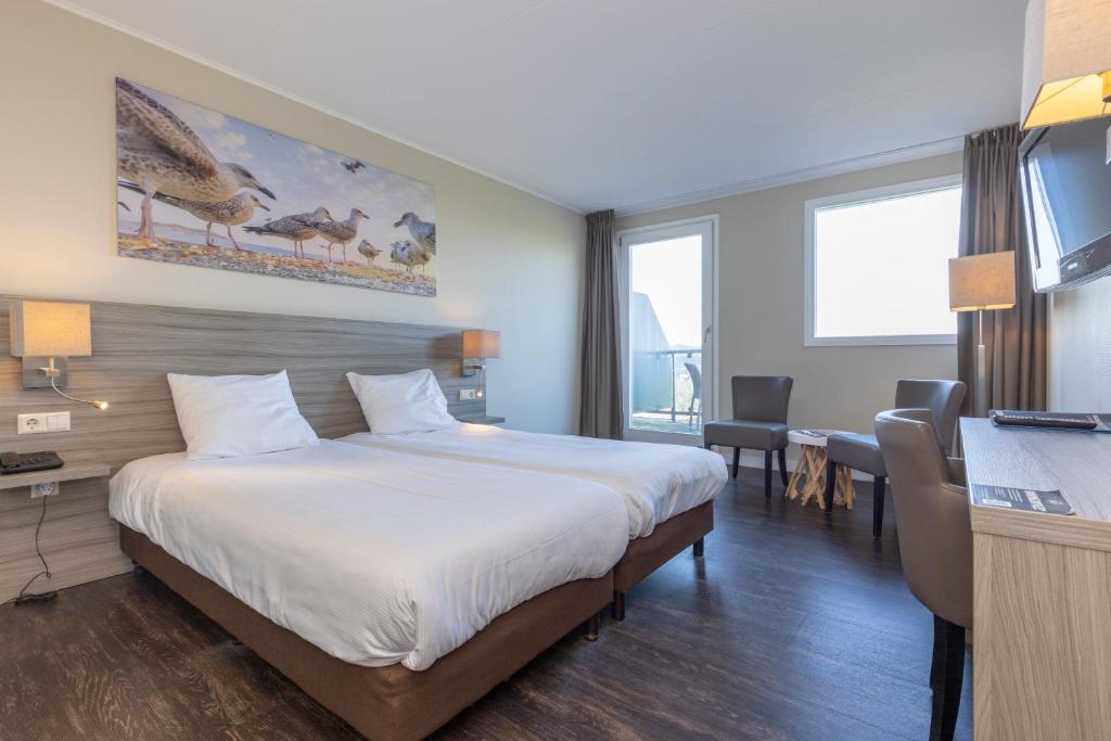 Fletcher Badhotel Callantsoog - Habitación Doble Con Balcón