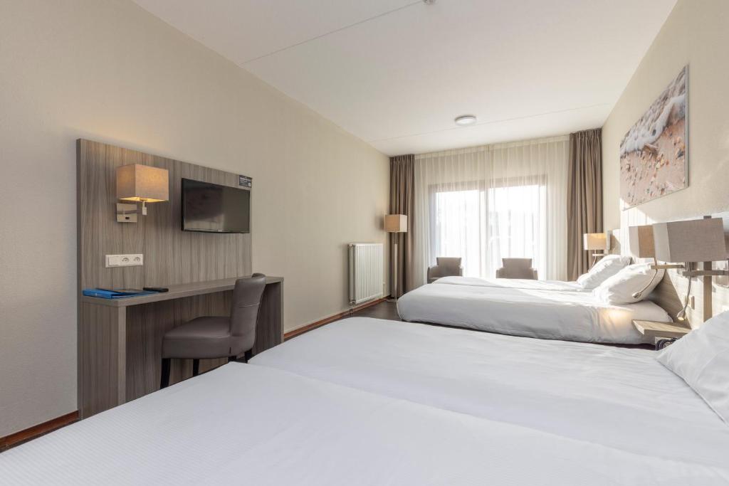 Fletcher Badhotel Callantsoog - Habitación Cuádruple Con Ducha
