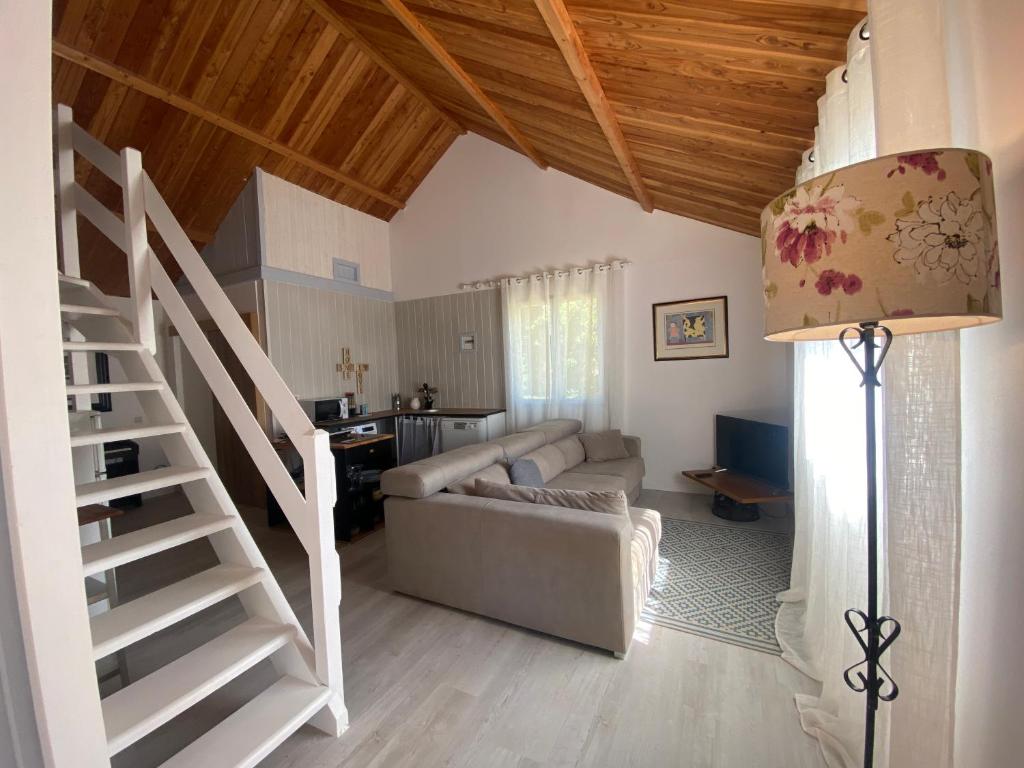 Posedenie v ubytovaní Les Hauts Cottages