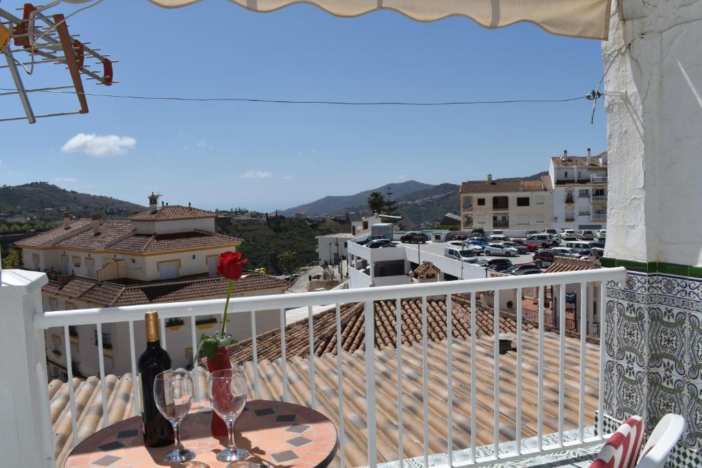 Nespecifikovaný výhled na hory nebo výhled na hory při pohledu z apartmánu
