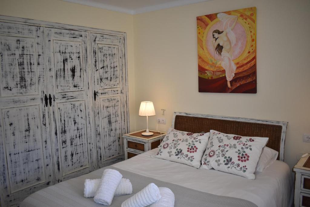 Postel nebo postele na pokoji v ubytování Casa Berrincha
