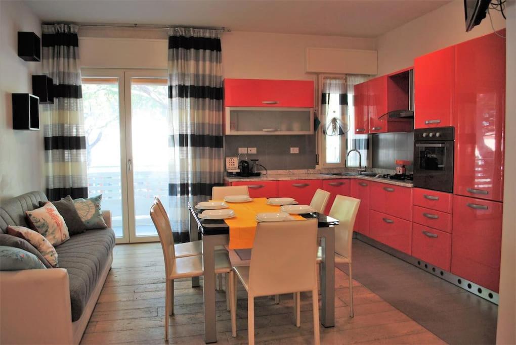 Kjøkken eller kjøkkenkrok på Jesolo Beach Apartment