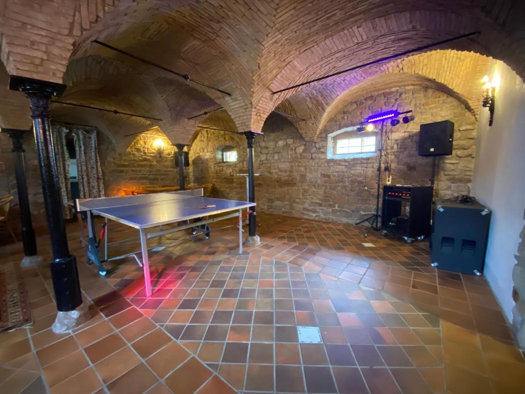 Stolní tenis v ubytování Felsenmühle Neuleiningen nebo okolí