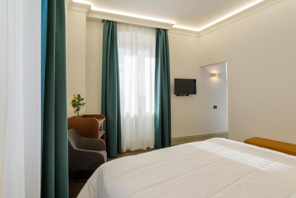 TV a/nebo společenská místnost v ubytování Palazzo Fontana