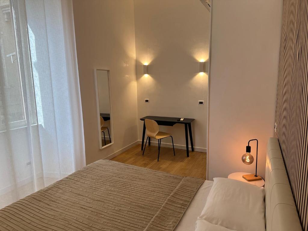 Postel nebo postele na pokoji v ubytování Green Hotel