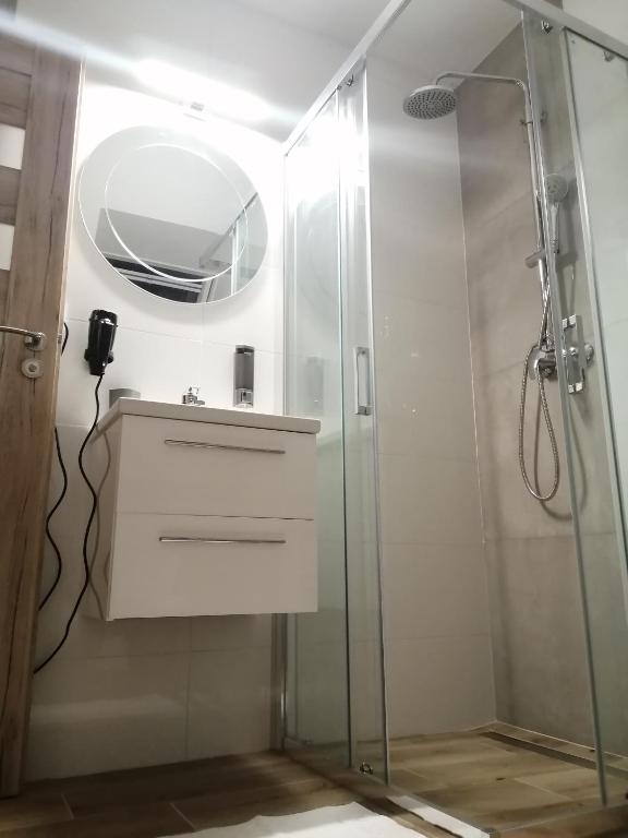 Koupelna v ubytování APARTMÁNY PIETRO