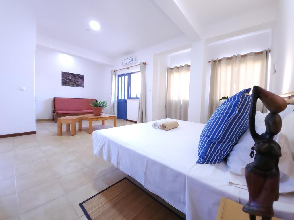 Postel nebo postele na pokoji v ubytování Txada Hostel