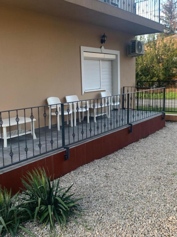 Balkón nebo terasa v ubytování Gábor Áron Apartment