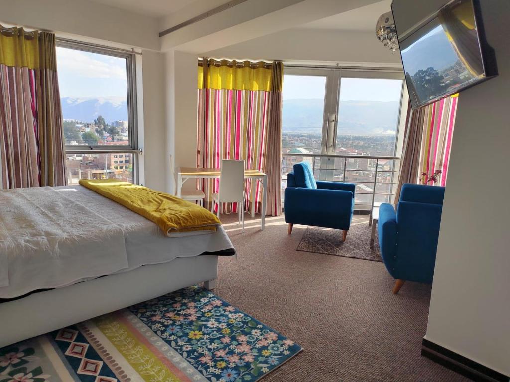 Voodi või voodid majutusasutuse Casalos Hotel & Spa toas